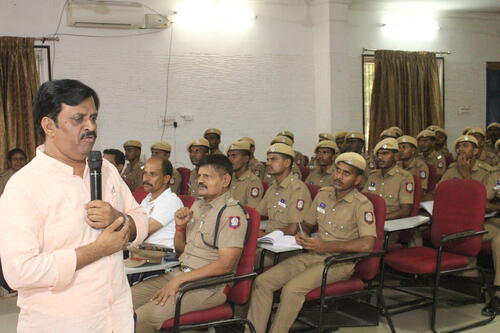காவல்துறை பயிற்சி வகுப்பு